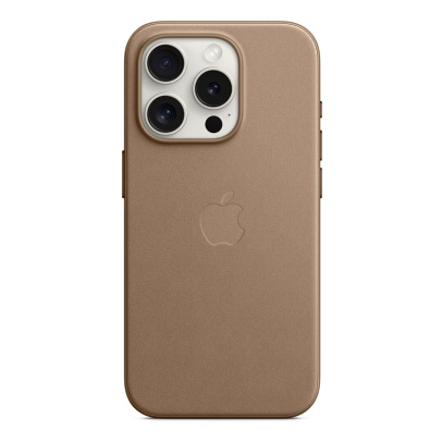 Чехол FineWoven Case для Apple iPhone 15 Pro с MagSafe Taupe, бежевый