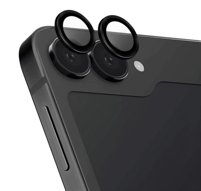 Защитное стекло для камеры Samsung Galaxy Z Flip6 UNIQ OPTIX Camera Lens protector Aluminium Черный