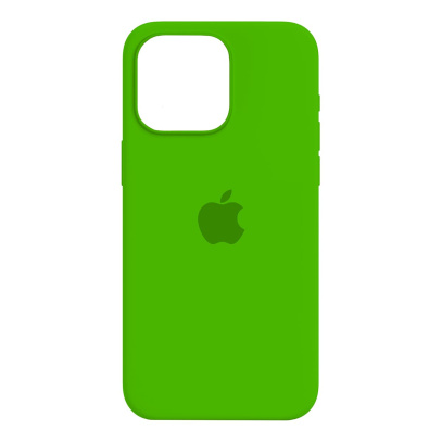 Чехол Silicone Case для Apple iPhone 15 Pro Max Зеленый