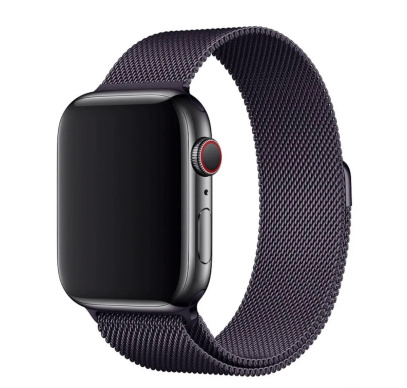 Ремешок для Apple Watch 42/44 mm Gurdini Milanese Loop Gray, серый