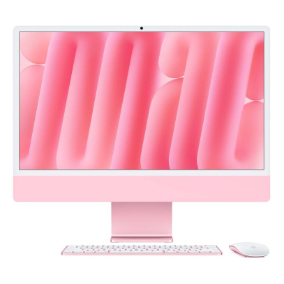 Apple iMac 24" (M4 10C CPU, 10C GPU, 2024) Retina 4,5K, 24Gb, 512Gb SSD (MD2U4) Pink, розовый