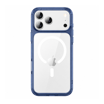 Чехол для iPhone 17 Pro с MagSafe Gurdini Alba Series Protective with Dark Blue, синий