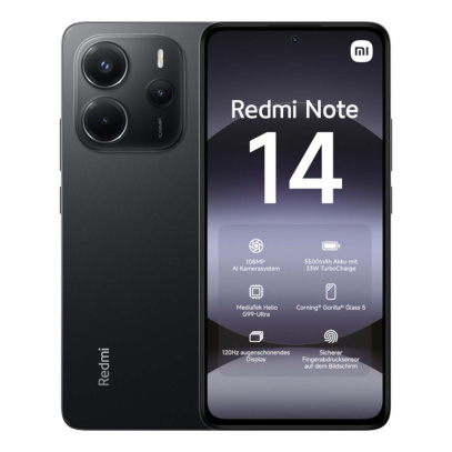 Xiaomi Redmi Note 14 8/128Gb Midnight Black, чёрный