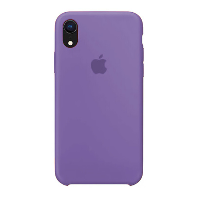 Чехол Silicone Case для Apple iPhone XR Lavender, лавандовый