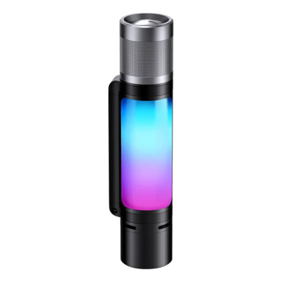 Фонарик Xiaomi NexTool Natuo Outdoor 12в1 Thunder Music Flashlight - фонарь, повербанк, колонка, цветомузыка (NE20161) Черный