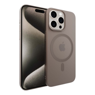 Чехол для iPhone 16 Pro Max с MagSafe 6.9" Gurdini Slim Series wit Desert, бежевый