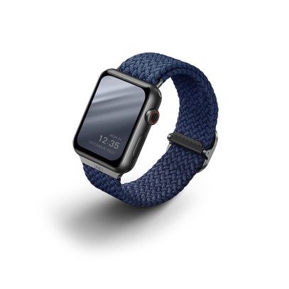 Ремешок UNIQ для Apple Watch 42/44/45 мм ASPEN Strap Braided (44MM-ASPOBLU) Синий