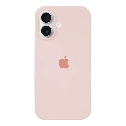Чехол для iPhone 16 с MagSafe Silicone Case Light Pink, светло-розовый