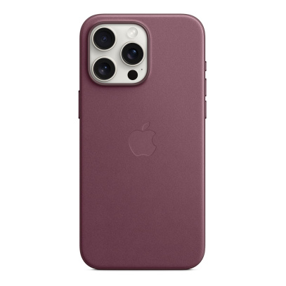 Чехол FineWoven Case для Apple iPhone 15 Pro Max с MagSafe Mulberry, фиолетовый