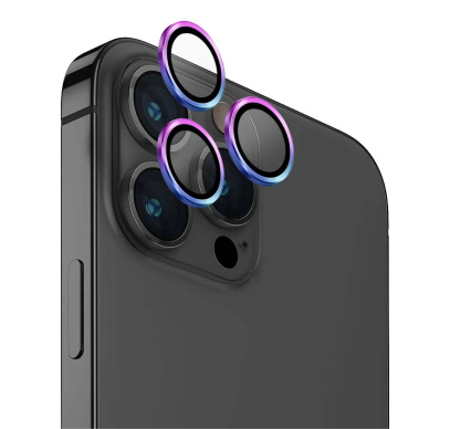 Защитное стекло для камеры iPhone 14 Pro/14 Pro Max UNIQ OPTIX Camera Lens protector Aluminium (IP6.1P-6.7PM-LENSIRD) Градиент