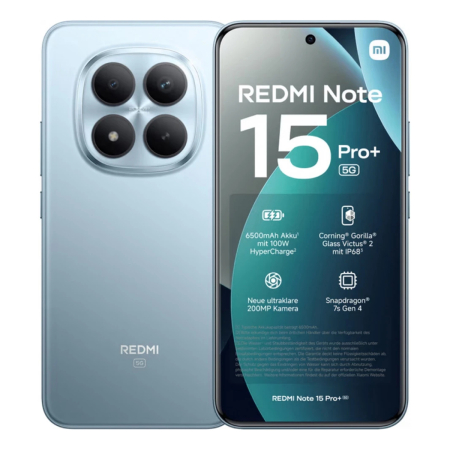 Xiaomi Redmi Note 15 Pro+ 5G 16/512Gb Sky blue, голубой