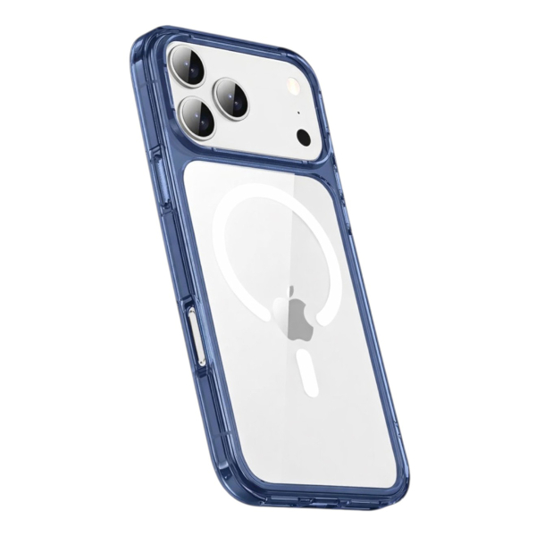Чехол для iPhone 17 Pro Max с Magsafe Gurdini Alba Series Protective Dark Blue, синий