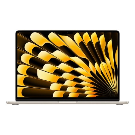 Apple MacBook Air 15" (M3, 8C CPU, 10C GPU, 2024) 24/512Gb SSD (MC9K4) Starlight, «сияющая звезда»