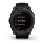 Часы Garmin FENIX 7X Carbon gray, черный