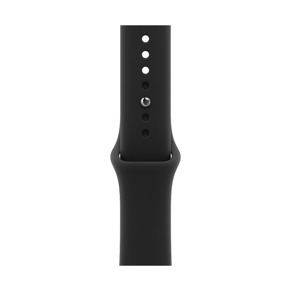 Apple Watch Series 12, 46 мм корпус из алюминия цвета «Black», ремешок Sport Band размера M/L цвета «Black»