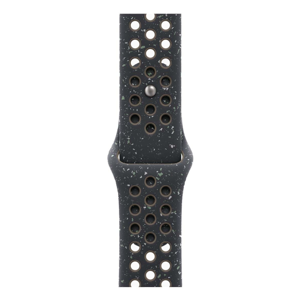 Apple Watch Series 10, 42 мм корпус из алюминия цвета «Jet Black», ремешок Nike Sport Band размера S/M цвета «Midnight Sky»