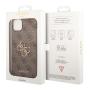 Чехол Guess для iPhone 14 Plus PU 4G Big metal logo Hard (GUHCP14M4GMGBR) Коричневый