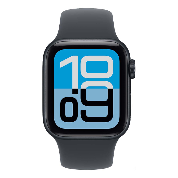 Apple Watch SE 3 (2025), 40 мм корпус из алюминия цвета «Midnight», ремешок Sport Band размера M/L цвета «Midnight» Apple Watch SE 3 (2025), 40 мм корпус из алюминия цвета «Midnight», ремешок Sport Band размера M/L цвета «Midnight»