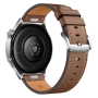 Часы HUAWEI Watch GT 5 Silver, 46 мм, цвет корпуса серебряный, цвет ремешка коричневый