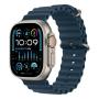 Apple Watch Ultra 2 (2023), 49 мм корпус из титана цвета «Natural», ремешок Ocean Band цвета «Blue»