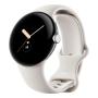 Часы Pixel Watch, 41 мм, LTE + Wi-Fi, Polished Silver/Chalk, серебристый