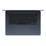 Apple MacBook Air 15" (M3, 8C CPU, 10C GPU, 2024) 24/512Gb SSD (MC9L4) Midnight, «тёмная ночь»