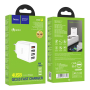 Зарядное устройство hoco. QC3.0 4USB порта 28,5Вт (C102A) Белый