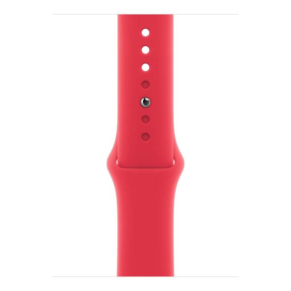 Apple Watch Series 9, 45 мм корпус из алюминия цвета (PRODUCT)RED™, ремешок Sport Band размера S/M цвета «Red»