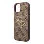 Чехол Guess для iPhone 14 Plus PU 4G Big metal logo Hard (GUHCP14M4GMGBR) Коричневый