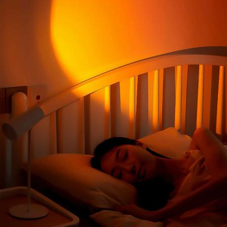 Настольная лампа WiWU Intelligent Magnetic Light Sunset Mode 4 режима (Wi-D8) Белый