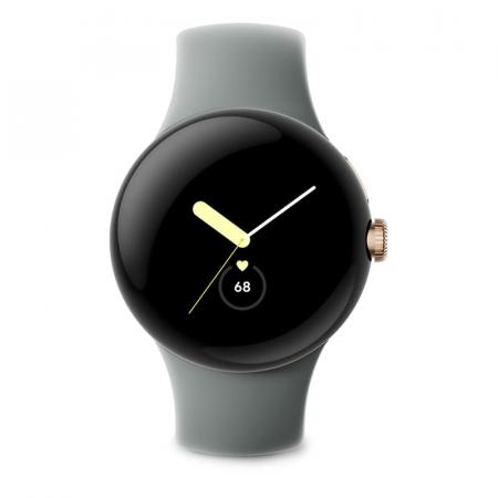 Часы Pixel Watch, 41 мм, Wi-Fi, Champagne Gold/Hazel, золотой
