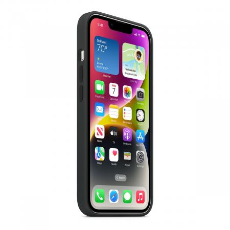 Чехол Silicone Case MagSafe для Apple iPhone 14 Черный