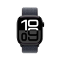 Apple Watch Series 10, 42 мм корпус из алюминия цвета «Jet Black», ремешок Sport Loop цвета «Ink»