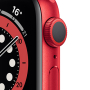 Apple Watch Series 6, 44 мм, корпус из алюминия цвета (PRODUCT)RED, спортивный ремешок красного цвета