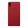 Чехол для Apple iPhone XR Leather Case Red, красный
