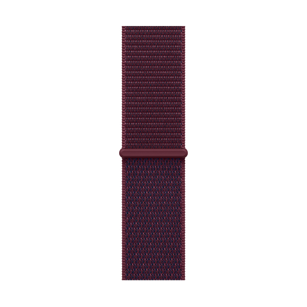 Apple Watch Series 12, 42 мм корпус из алюминия цвета «Light Gold», ремешок Sport Loop цвета «Burgundy»