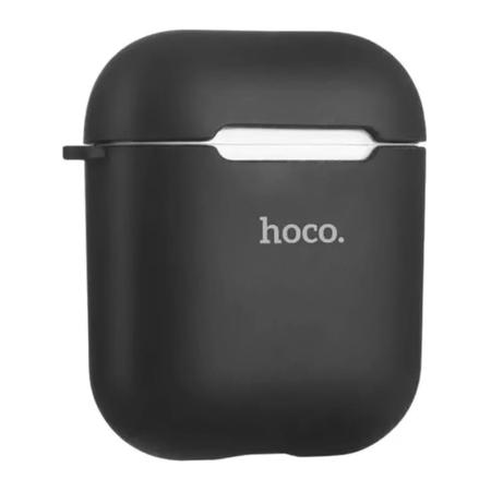 Чехол для Apple AirPods hoco. Soft Case Black, черный