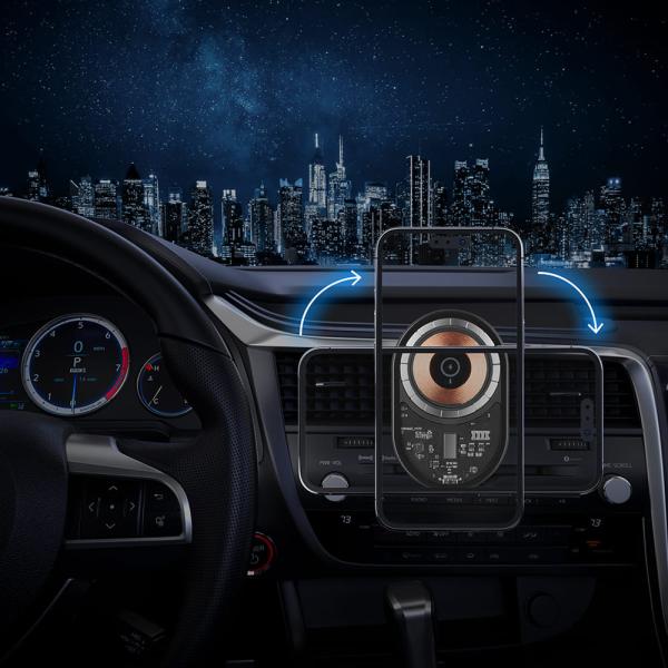 Автомобильный держатель Deppa Mage Safe Crystal (55205) Черный