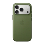 Чехол для iPhone 17 Pro с MagSafe Apple TechWoven Case тканевый (original) Green, зёленый