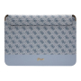 Чехол Guess для ноутбуков 13"/14" Sleeve 4G Bottom stripe Metal logo (GUCS14PS4SGB) Голубой