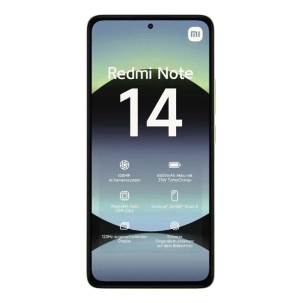 Xiaomi Redmi Note 14 8/128Gb Lime Green, зелёный