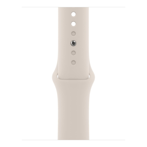 Apple Watch Series 8, 41 мм корпус из алюминия цвета «Starlight», ремешок Sport Band размера M/L цвета «Starlight»