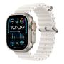 Apple Watch Ultra 2 (2023), 49 мм корпус из титана цвета «Natural», ремешок Ocean Band цвета «White»