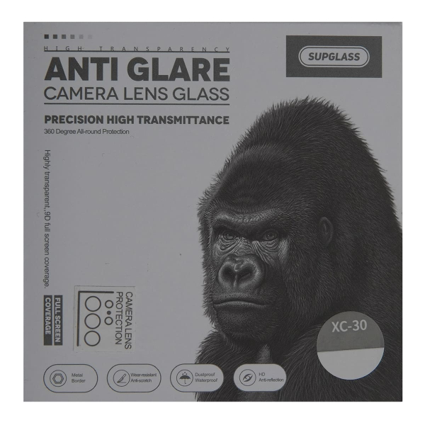 Защитное стекло для камеры Samsung S23 Ultra SUPGLASS Anti Glare Camera lens glass (XC-30) Прозрачный