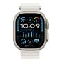 Apple Watch Ultra 2 (2023), 49 мм корпус из титана цвета «Natural», ремешок Ocean Band цвета «White»