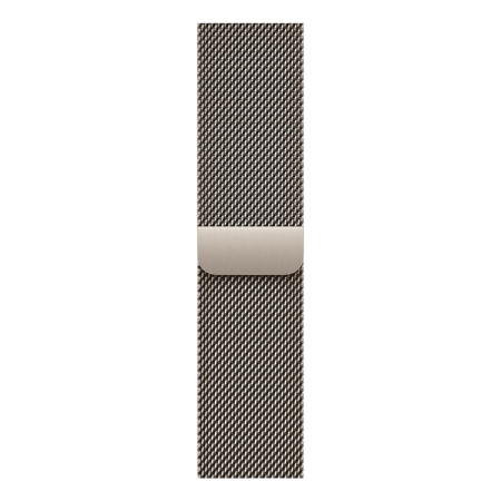 Apple Watch Series 11, 46 мм корпус из титана цвета «Natural», ремешок Milanese Loop цвета «Natural»
