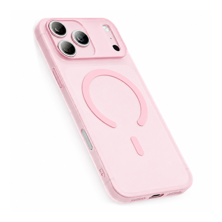 Чехол для iPhone 17 Pro Max с MagSafe Gurdini Slim Series Pink, розовый