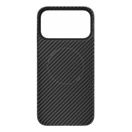Чехол для iPhone 17 Pro с MagSafe VLP Kevlar Case Чёрный
