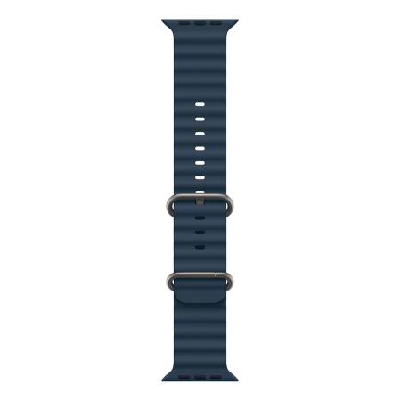 Apple Watch Ultra 2 (2023), 49 мм корпус из титана цвета «Natural», ремешок Ocean Band цвета «Blue»