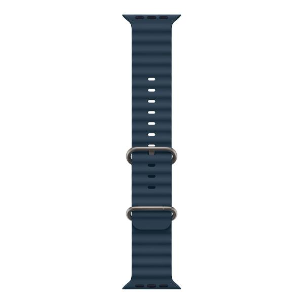 Apple Watch Ultra 2 (2023), 49 мм корпус из титана цвета «Natural», ремешок Ocean Band цвета «Blue»